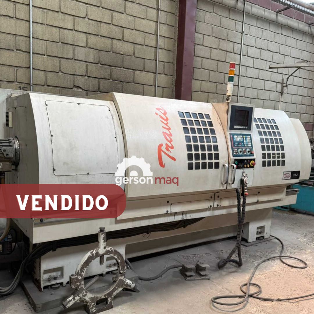 TORNO CNC TRAVIS TR2 - 630 x 1000 mm - 500 HRS DE USO